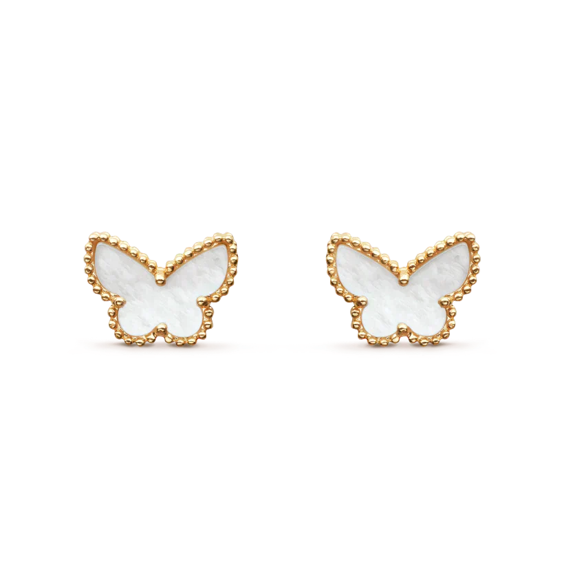 [💎ROSE💎]SWEET BUTTERFLY MOP EARSTUDS