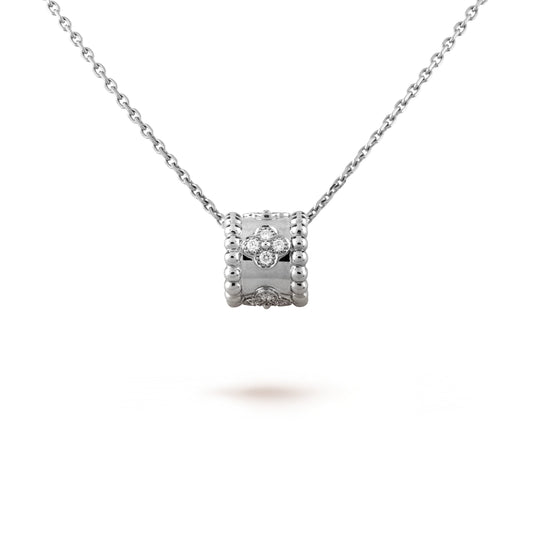 [💎ROSE💎]PERLEE PEDANT SIVLER DIAMOND NECKLACE