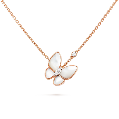 [💎ROSE💎]BUTTERFLY MOP DIAMOND NECKLACE