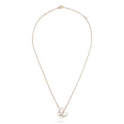 [💎ROSE💎]BUTTERFLY MOP DIAMOND NECKLACE