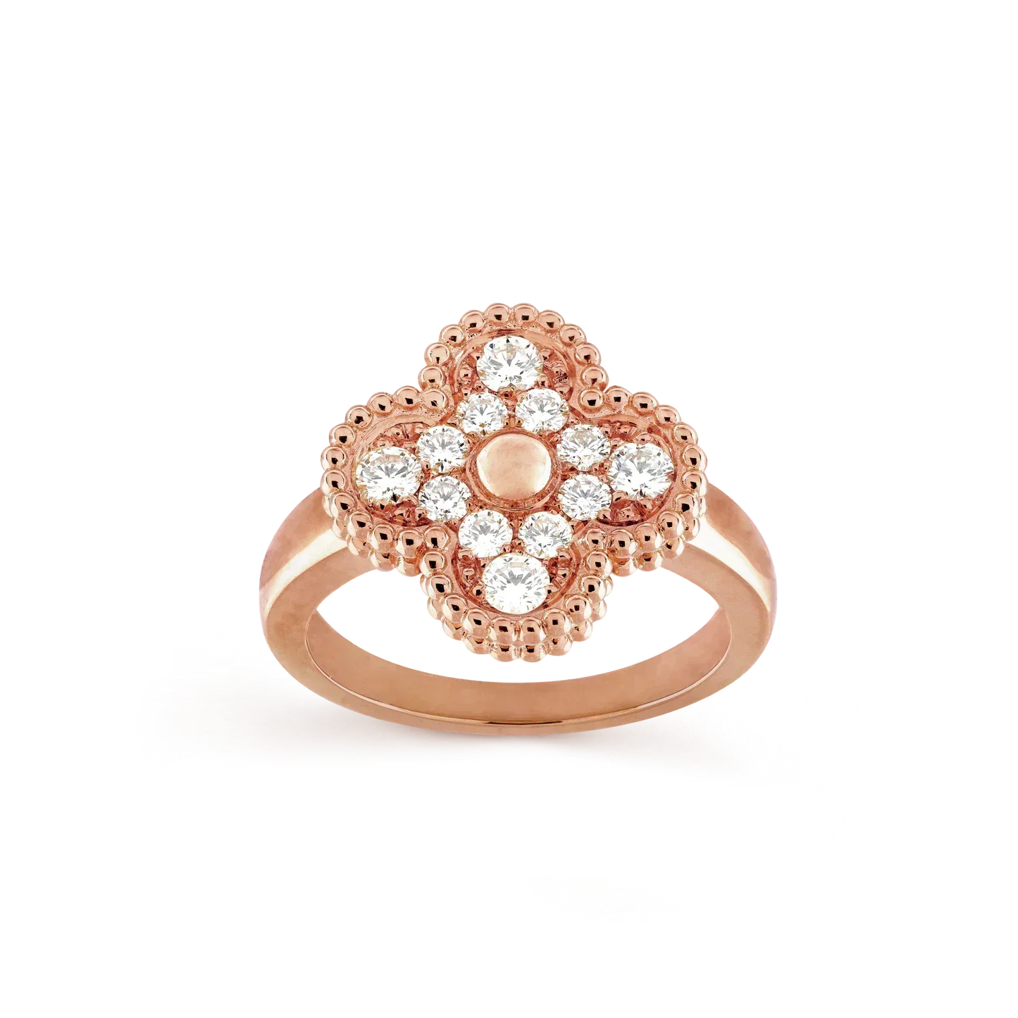 [💎ROSE💎]CLOVER DIAMOND RING