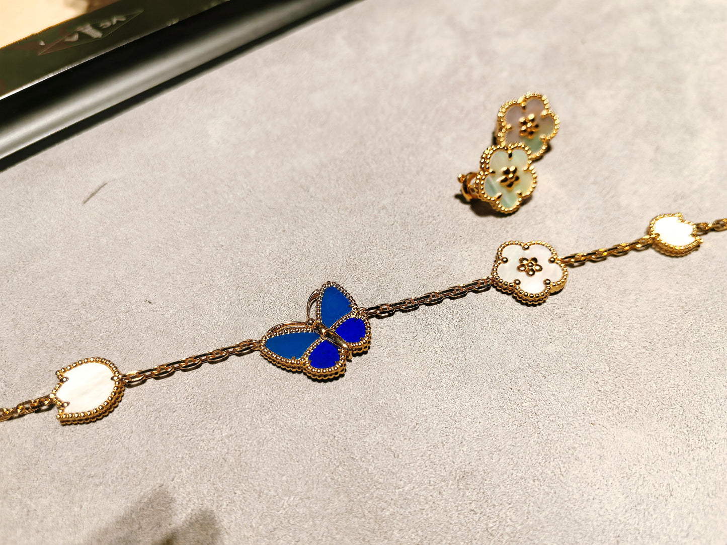 [Rose Tomorrow]2026 NEW SPRING LUCKY 5 MOTIF BRACELET 18K GOLD