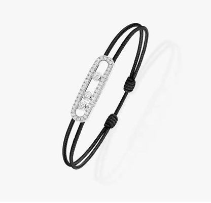 [✨Rose💎]MK Care(s) pink cord pave bracelet