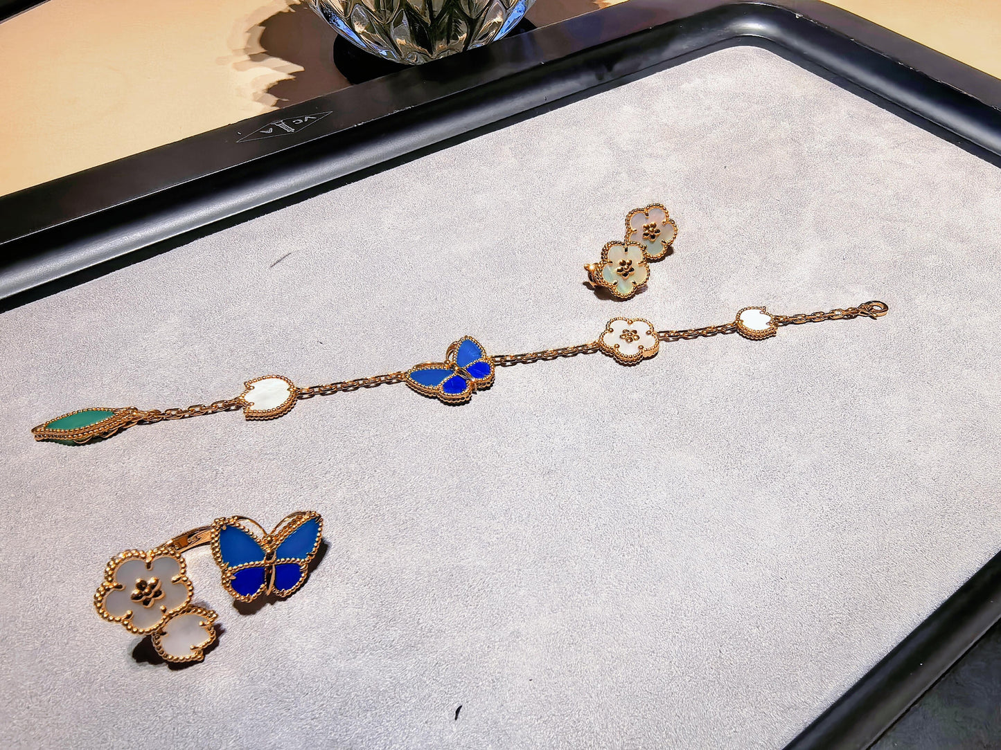 [Rose Tomorrow]2026 NEW SPRING LUCKY 5 MOTIF BRACELET 18K GOLD