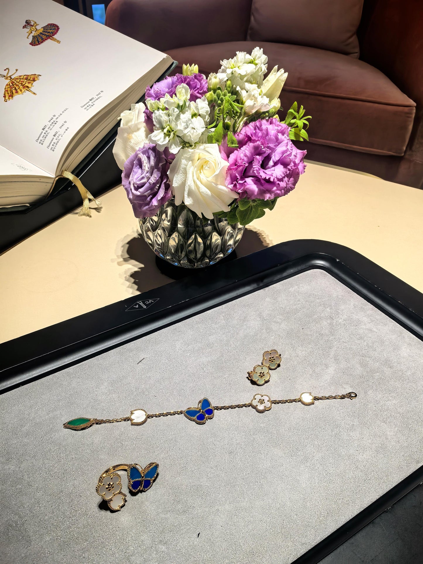 [Rose Tomorrow]2026 NEW SPRING LUCKY 5 MOTIF BRACELET 18K GOLD