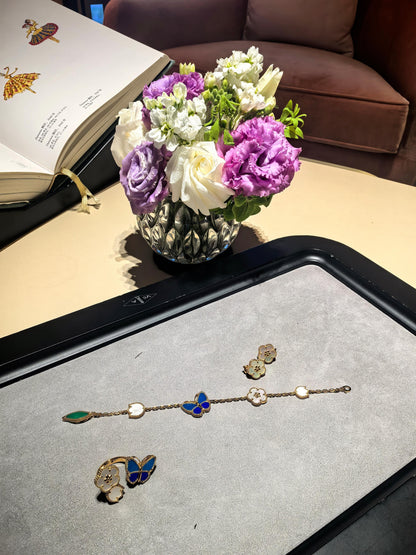 [Rose Tomorrow]2026 NEW SPRING LUCKY 5 MOTIF BRACELET 18K GOLD
