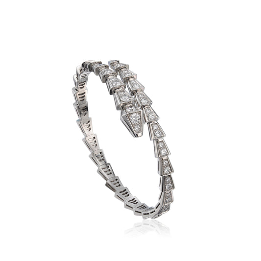[Rose Tomorrow]SERPENTI BRACELET 6MM SILVER DIAMOND