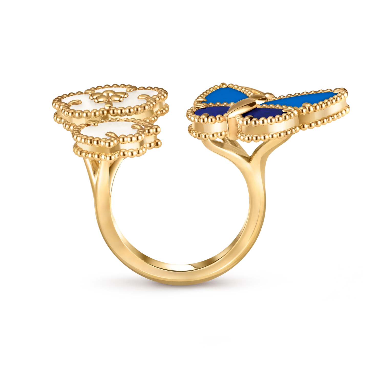 [Rose Tomorrow】2026 NEW MODEL SPRING LUCKY 3 MOTIF GOLD RING