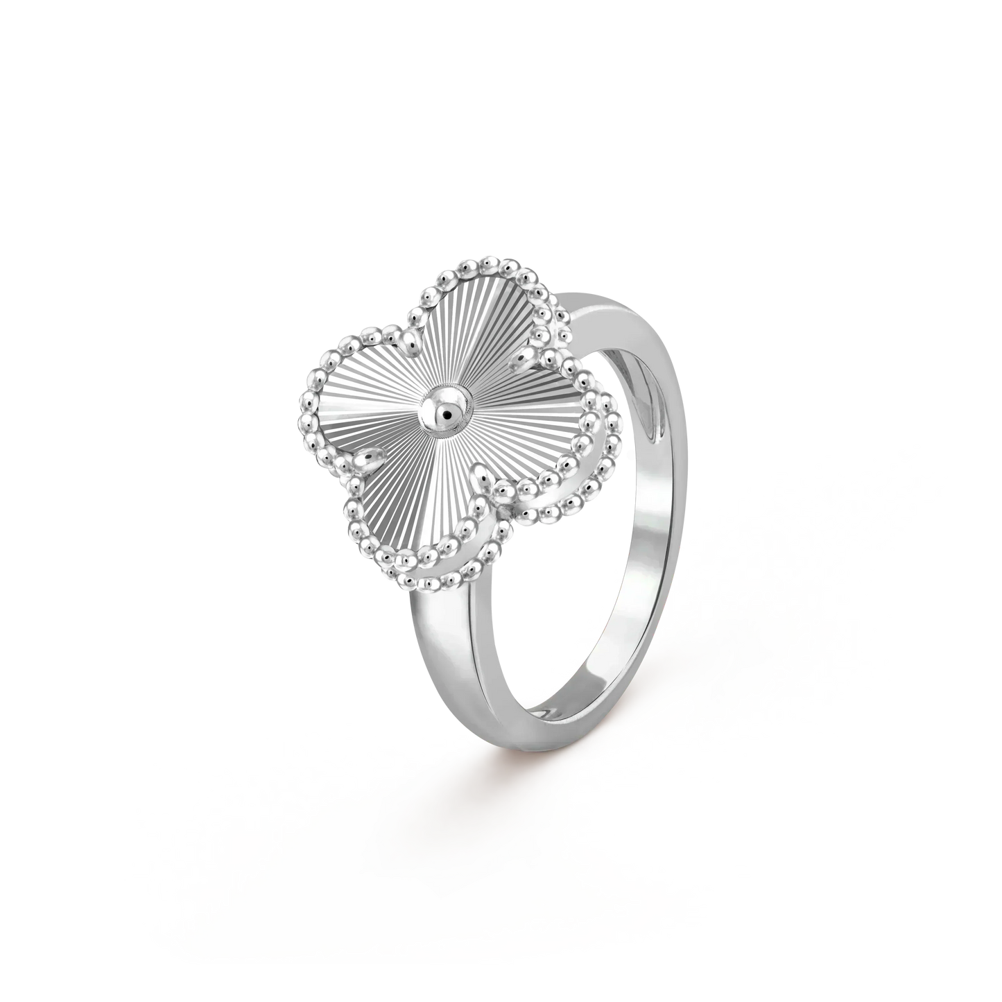 [💎ROSE💎]CLOVER SILVER RING