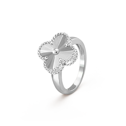 [💎ROSE💎]CLOVER SILVER RING