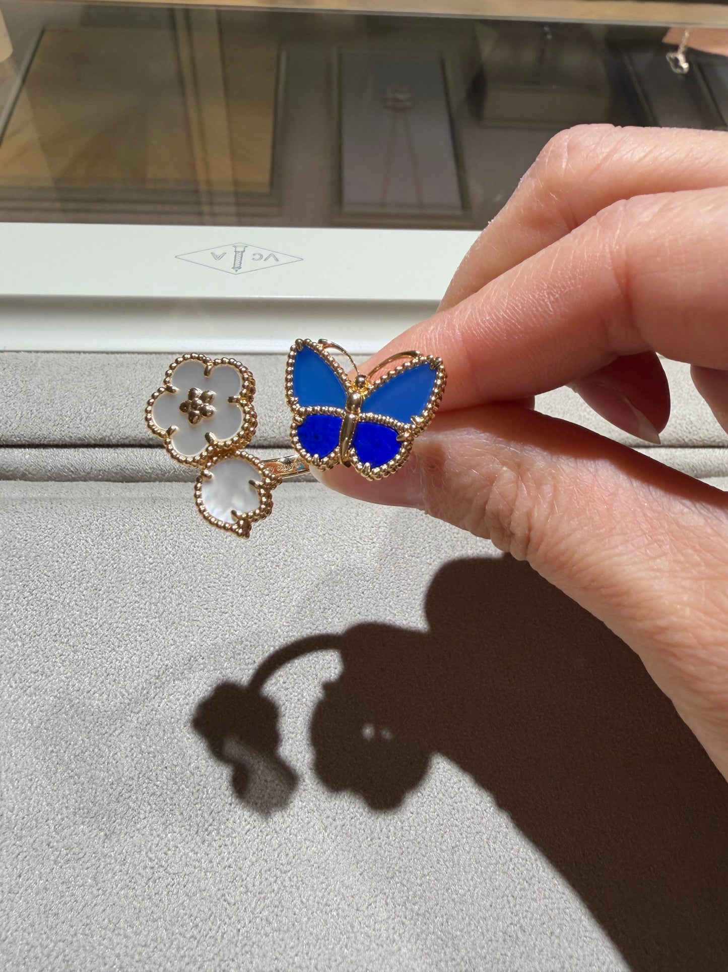 [Rose Tomorrow】2026 NEW MODEL SPRING LUCKY 3 MOTIF GOLD RING