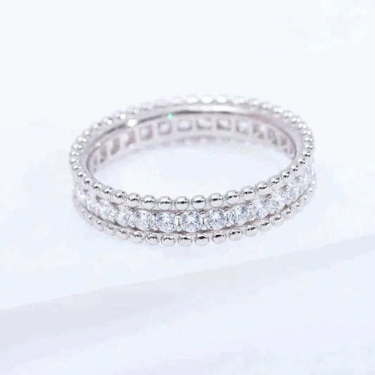 [💎ROSE💎]PERLEE DIAMOND SILVER RING