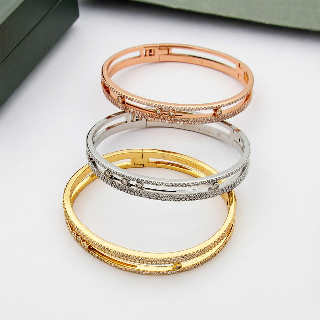 [✨Rose💎]Move Romane pave bangle