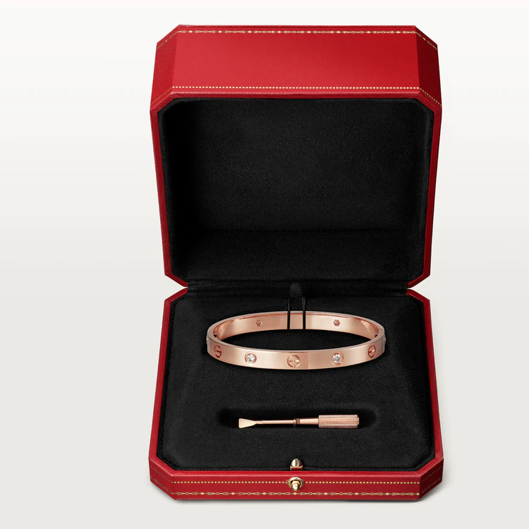 [Rose Tomorrow]LOVE BRACELET 6.1MM 4 DIAMONDS