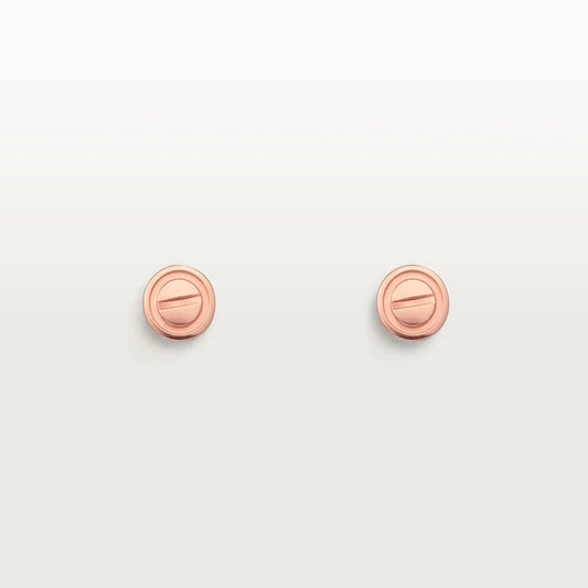 [Rose Tomorrow]LOVE EARRINGS PINK GOLD 10MM