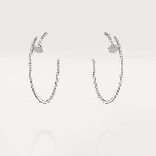 [Rose Jewelry]JUSTE EARRINGS FULL DIAMONDS 1.8MM