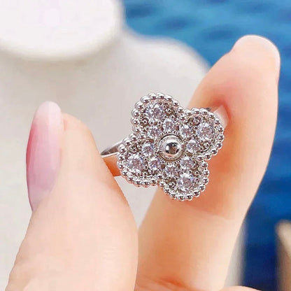 [💎ROSE💎]CLOVER DIAMOND RING