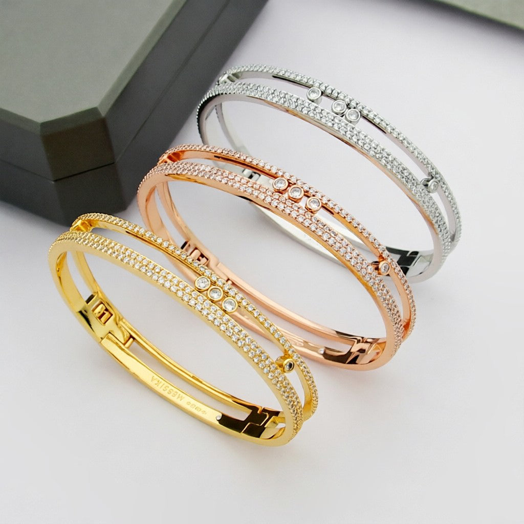 [✨Rose💎]Move Romane pave bangle