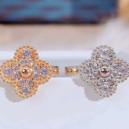 [💎ROSE💎]CLOVER DIAMOND RING