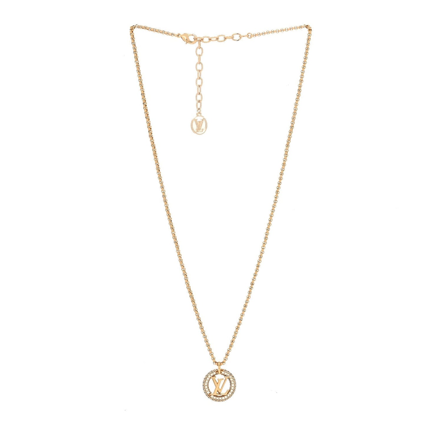 [Rose Tomorrow]BY NIGHT DIAMOND PAVED NECKLACE