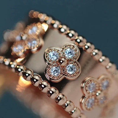 [💎ROSE💎]CLOVER KALEIDOSCOPE RING 10MM