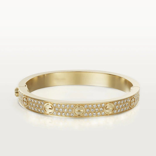 [Rose Jewelry]LOVE BRACELET 6.1MM DIAMOND-PAVED