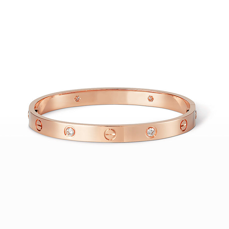 [Rose Tomorrow]LOVE BRACELET 6.1MM 4 DIAMONDS