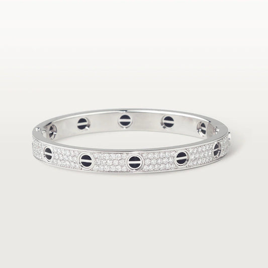 [Rose Jewelry]LOVE BRACELET 6.1MM DIAMOND-PAVED CERAMIC