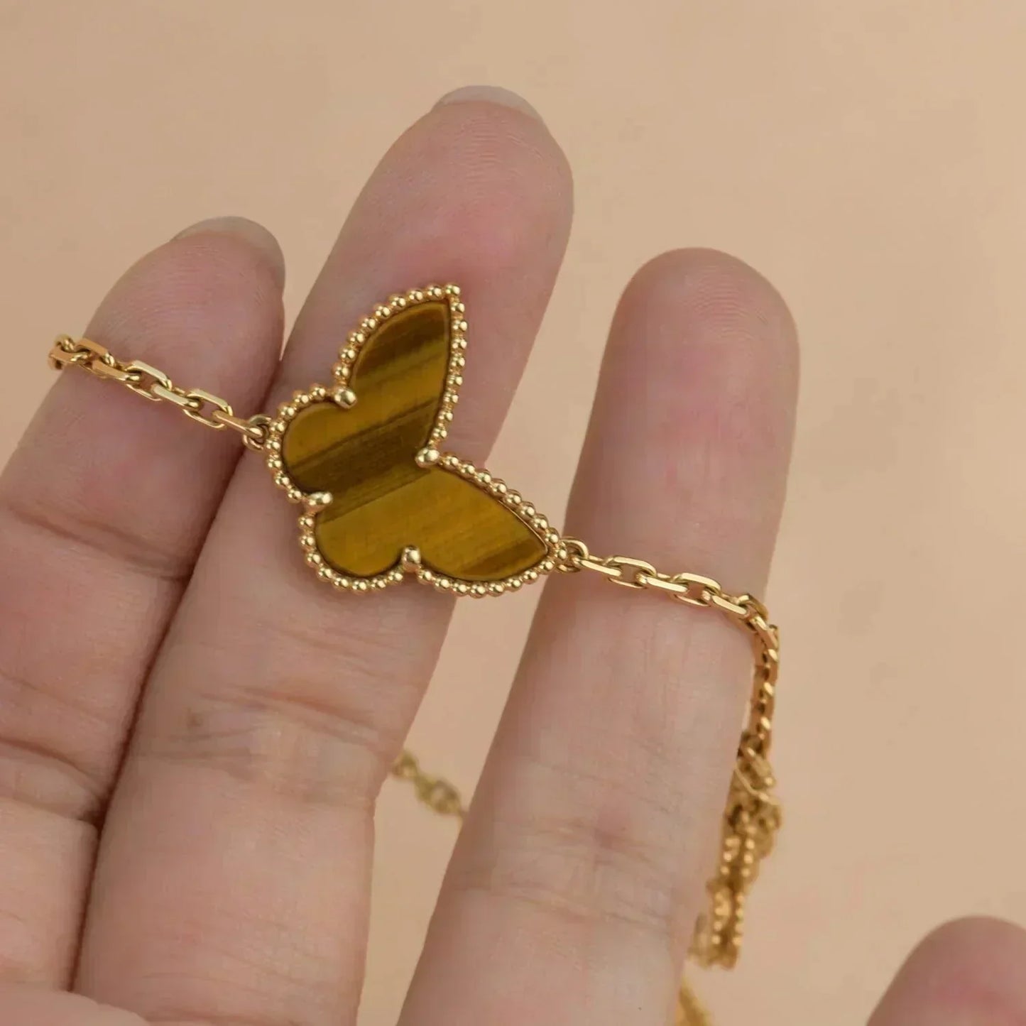 [Rose Tomorrow]LUCKY SPRING 5 MOTIF GOLD BRACELET