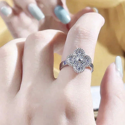 [💎ROSE💎]CLOVER DIAMOND RING