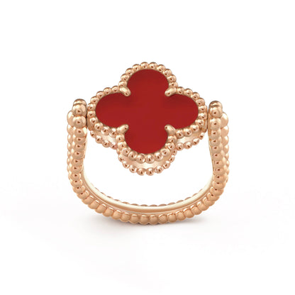 [Rose Tomorrow]CLOVER RIVERSIBLE PINK GOLD RING