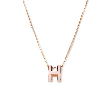 [Rose Tomorrow]POP H PEDANT PINK GOLD
