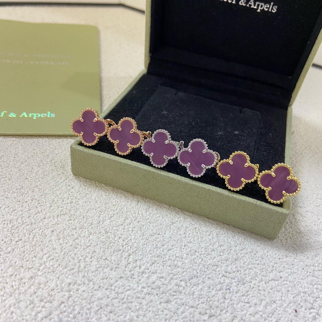 [Rose Tomorrow]2025 NEW VIOLET STUD EARRINGS