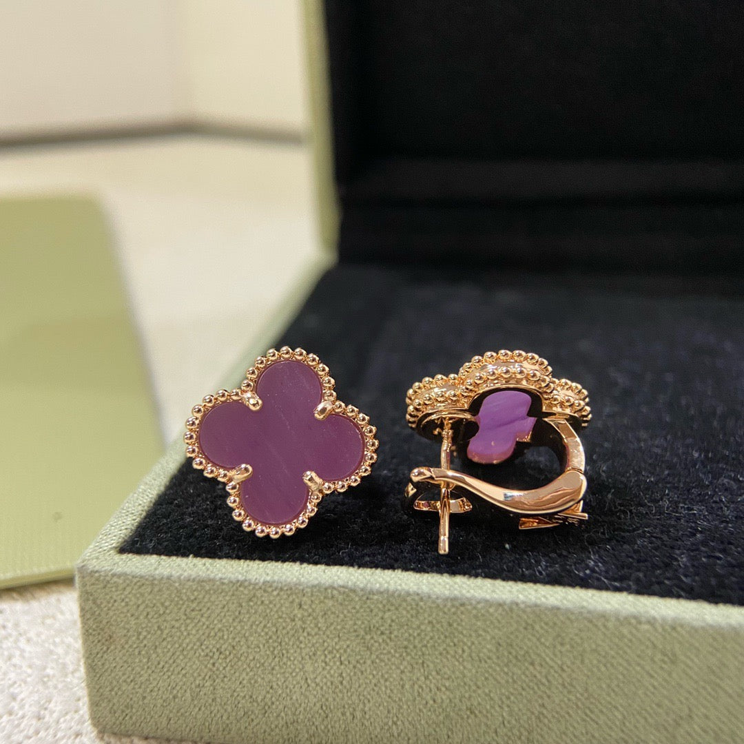 [Rose Tomorrow]2025 NEW VIOLET STUD EARRINGS