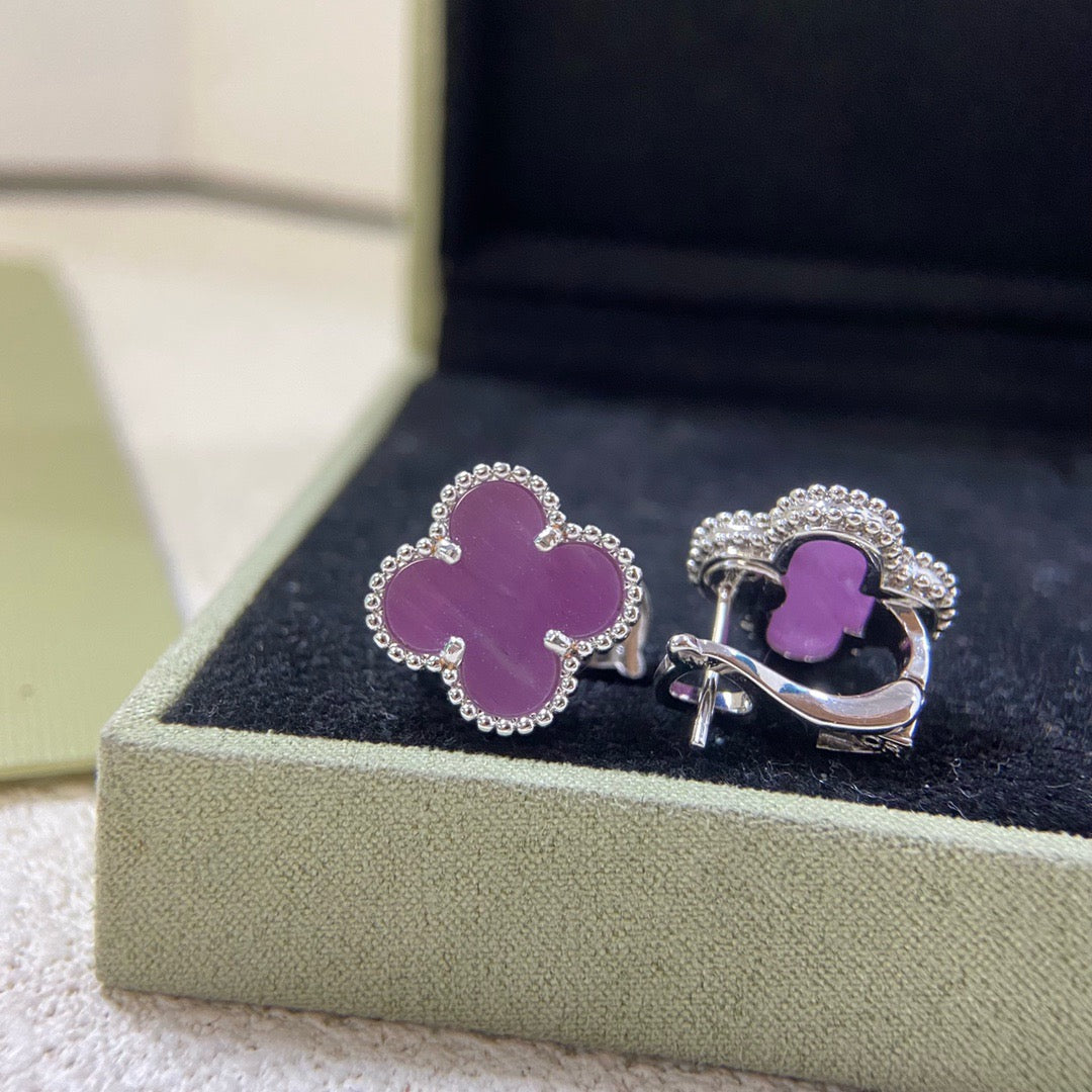 [Rose Tomorrow]2025 NEW VIOLET STUD EARRINGS