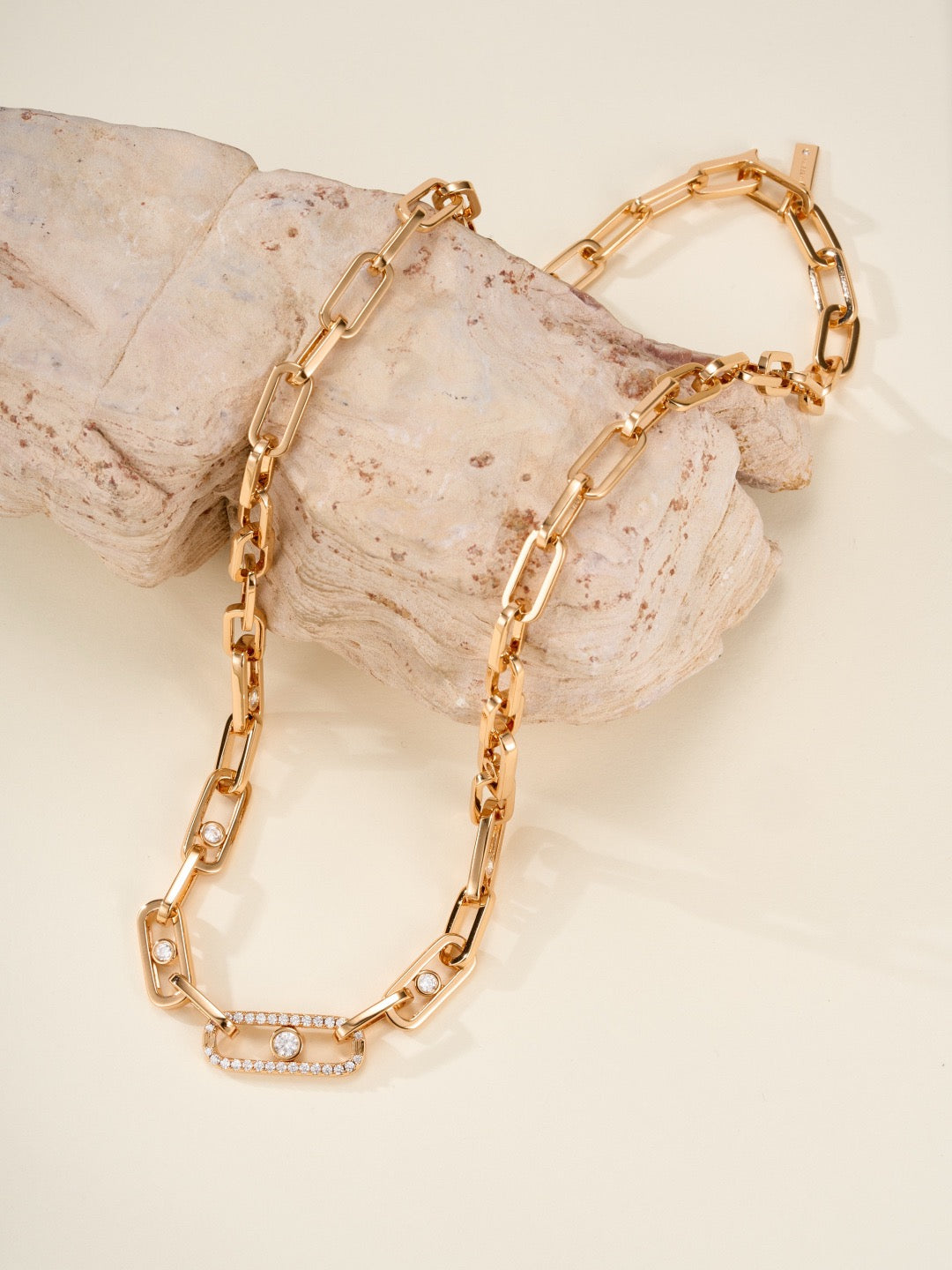 [Rose Tomorrow]MK NEW SLIDING DIAMOND NECKLACE