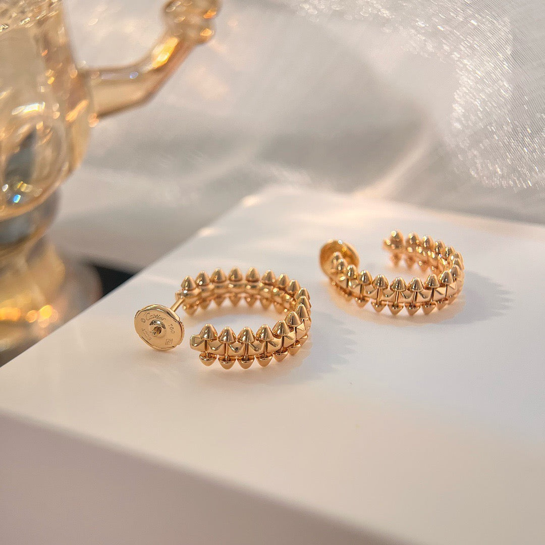 [Rose Jewelry]CLASH SMALL HOOP EARRINGS