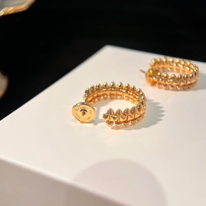 [Rose Jewelry]CLASH SMALL HOOP EARRINGS