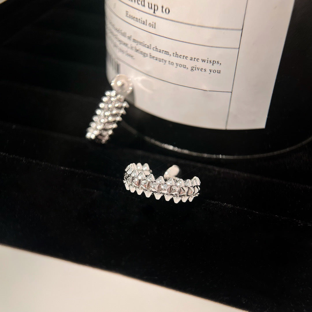 [Rose Jewelry]CLASH SMALL HOOP EARRINGS