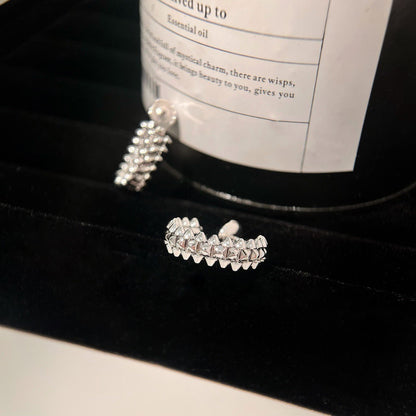 [Rose Jewelry]CLASH SMALL HOOP EARRINGS