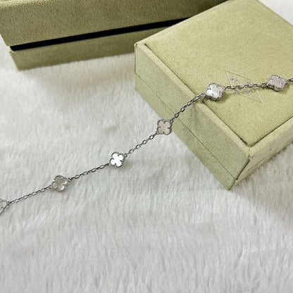 [💎ROSE💎]CLOVER 6 MOTIF WHITE MOP BRACELET