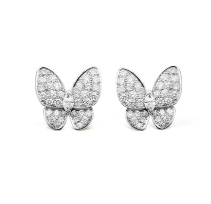 [Rose Tomorrow]BUTTERFLY ALL DIAMOND EARRINGS