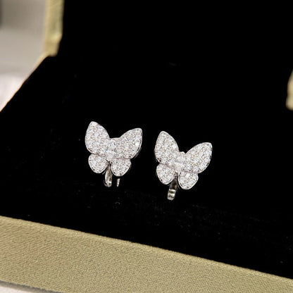 [Rose Tomorrow]BUTTERFLY ALL DIAMOND EARRINGS