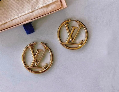 [Rose Tomorrow] RING LOGO EARRINGS