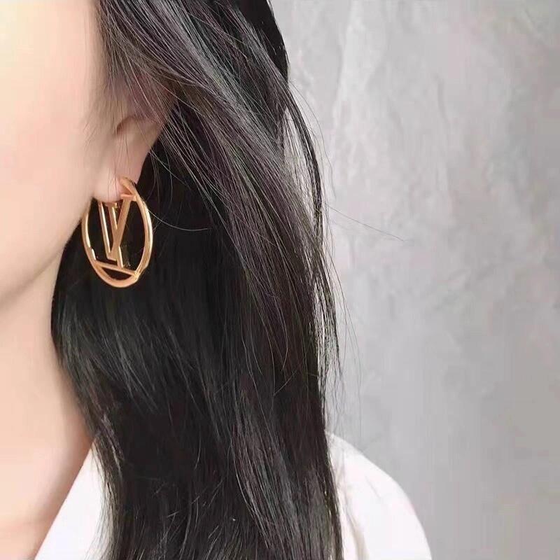 [Rose Tomorrow] RING LOGO EARRINGS