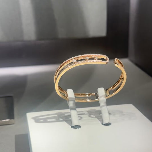 [Rose Jewelry]MK Diamond Adjustable Bracelet.
