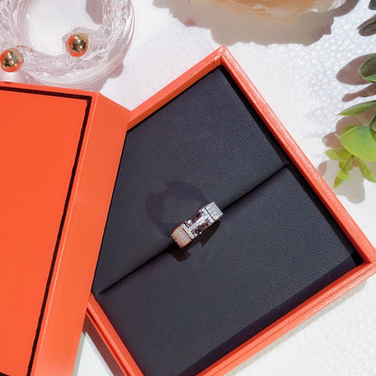 [Rose Tomorrow]H RING FULL DIAMOND