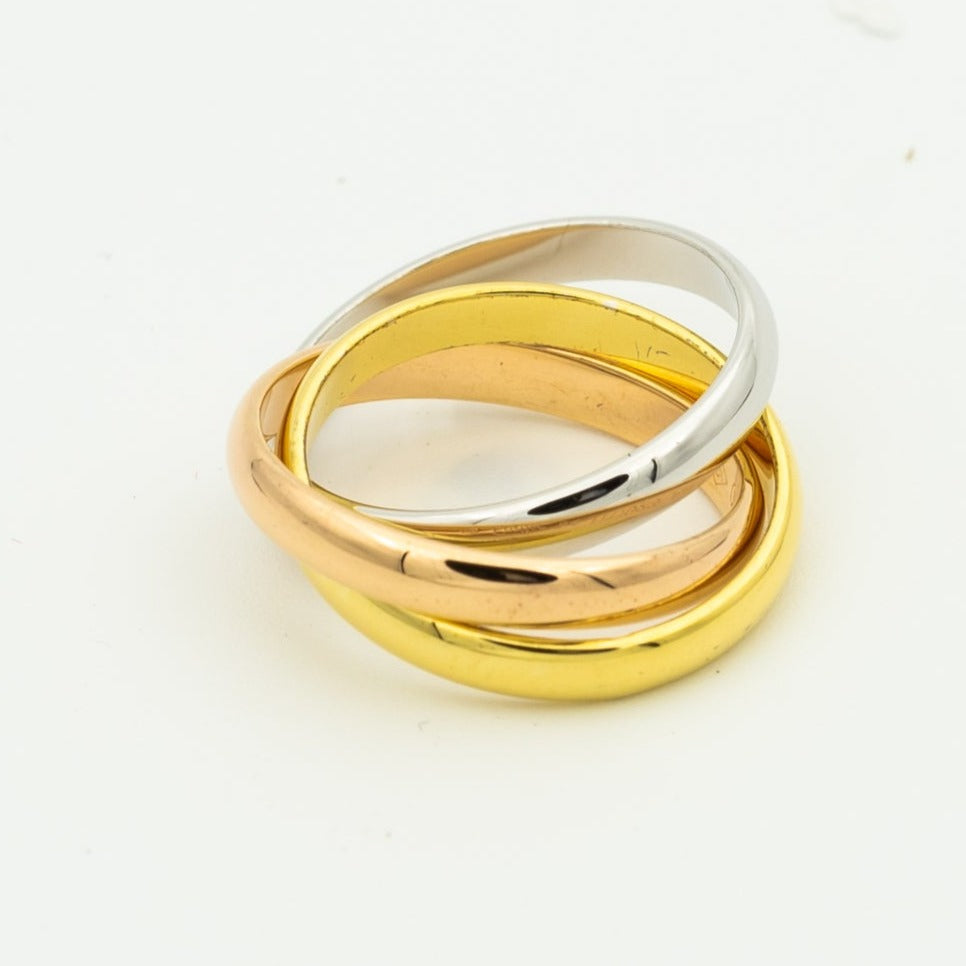 [Rose Tomorrow]TRINITY RING GOLD PINK GOLD SILVER