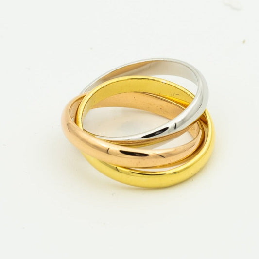 [Rose Tomorrow]TRINITY RING GOLD PINK GOLD SILVER