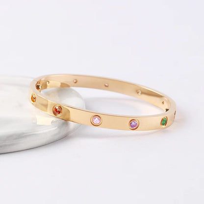 [✨Rose💎]2026 RAINBOW LOVE BRACELET 6.1MM  10 DIAMONDS